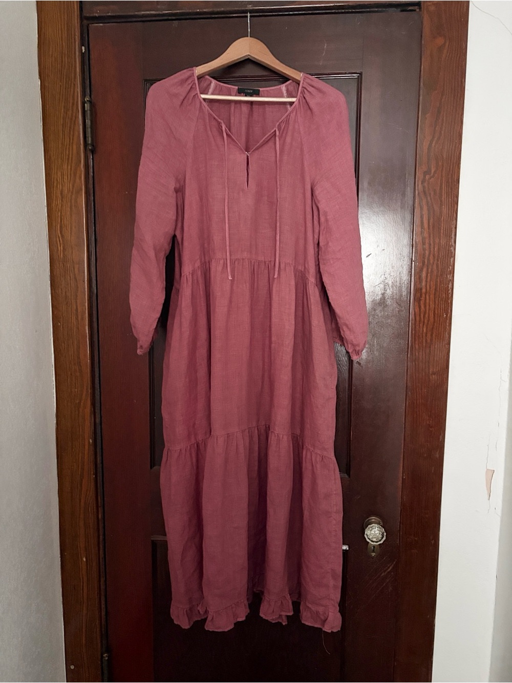 J CREW linen maxi dress